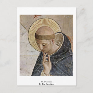 Carte Postale Saint Dominique Par Fra Angelico