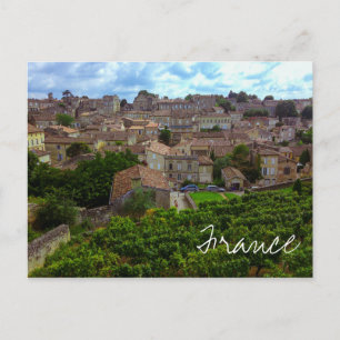 Carte Postale Saint-Émilion France Architecture Française Girond