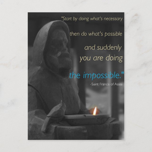 Carte postale Saint François (Devant)