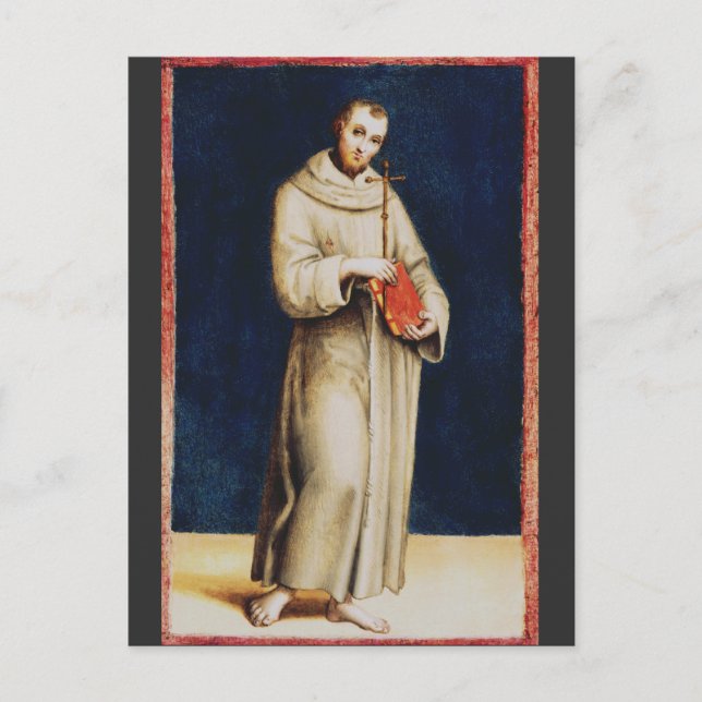 Carte Postale Saint François d'Assise par Raphaël Art de la Rena (Devant)