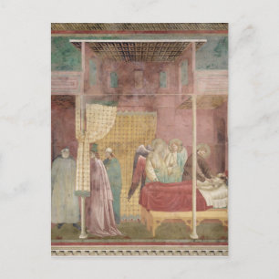 Carte Postale Saint François guérit l'homme blessé de Lerida