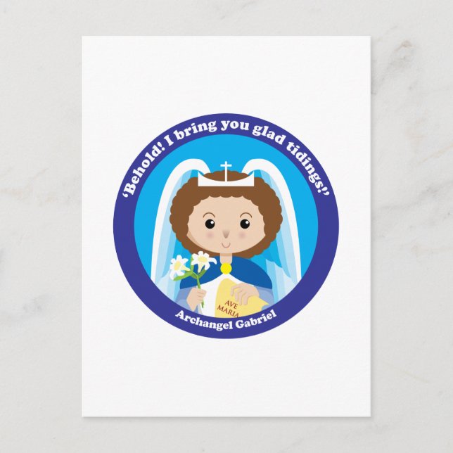 Carte Postale Saint Gabriel l'Archange (Devant)