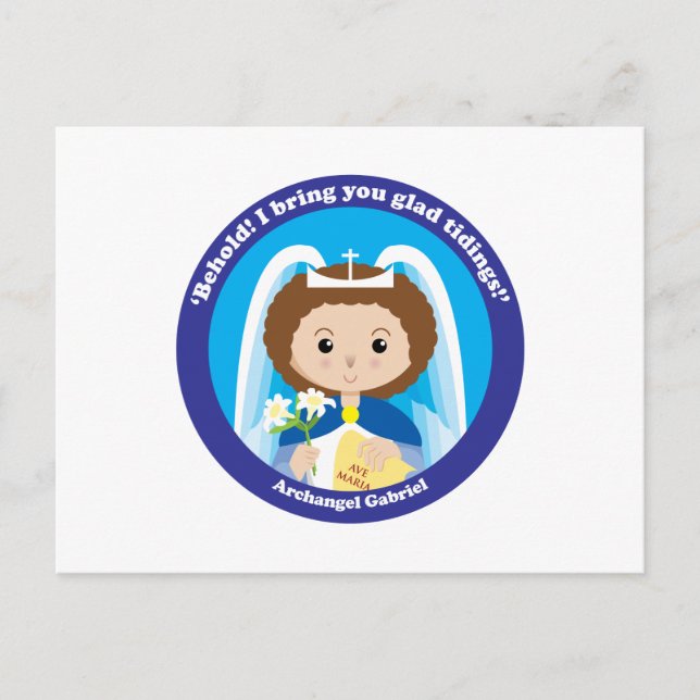 Carte Postale Saint Gabriel l'Archange (Devant)