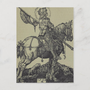 Carte Postale Saint George Slay le dragon