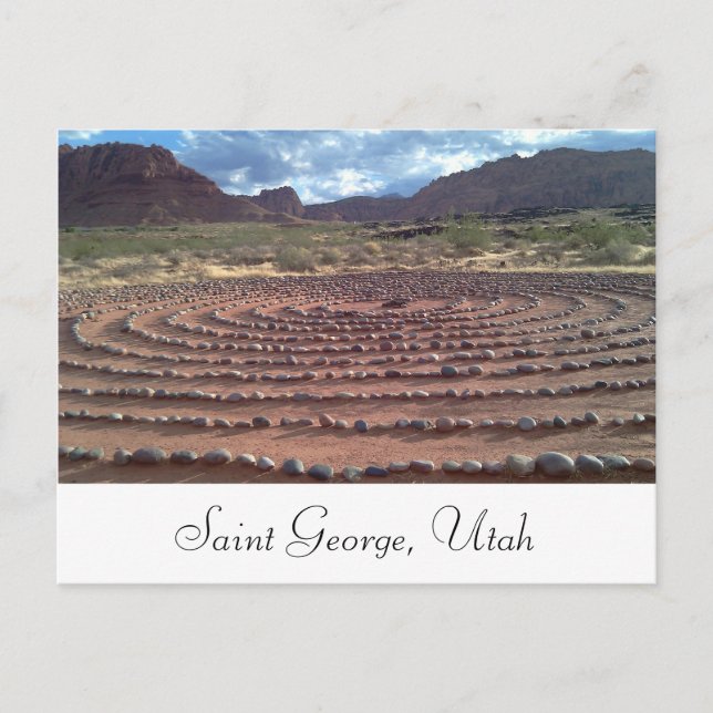 Carte Postale Saint George, Utah (Devant)