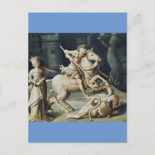 Carte Postale Saint Georges et le Dragon Grand Martyr