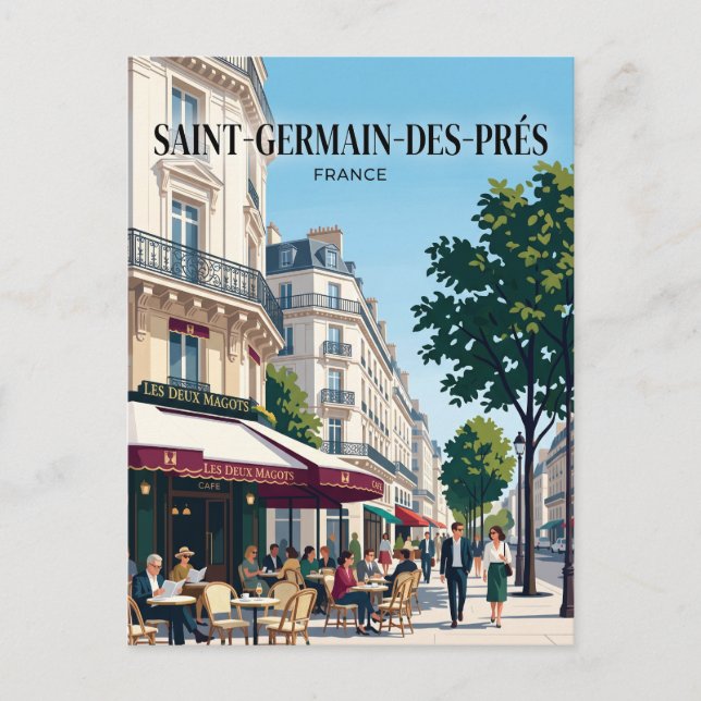 Carte Postale Saint-Germain-des-Prés France (Devant)