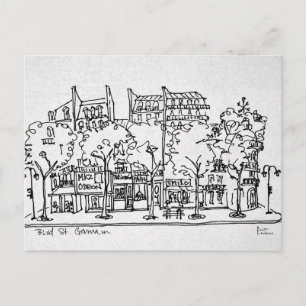 Carte Postale Saint-Germain-des-Prés   Paris, France