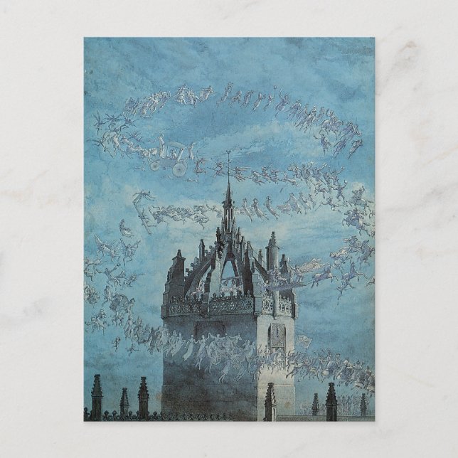 Carte Postale Saint Giles - Ses cloches par Charles Altamont Doy (Devant)