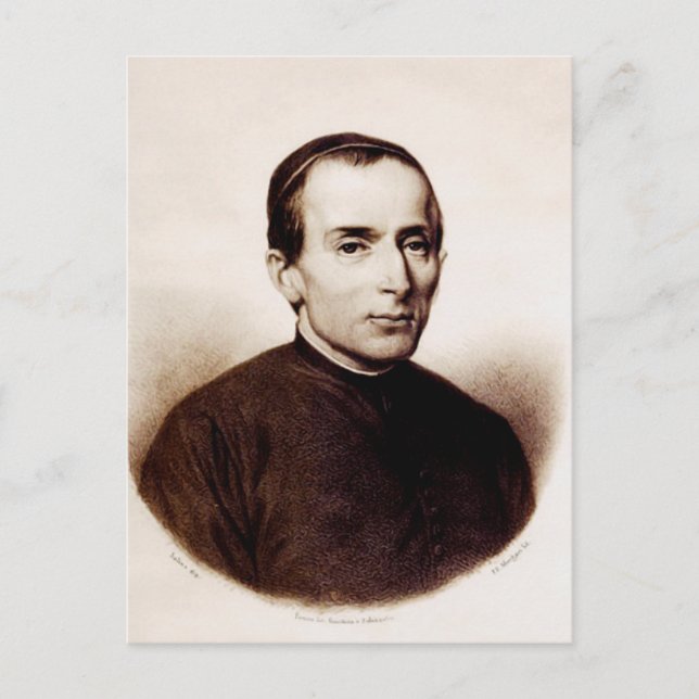 Carte Postale Saint Giuseppe Cafasso Prêtre franciscain (Devant)