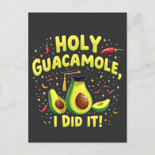 Carte Postale Saint Guacamole Je L'Ai Fait Graduation Cinco De M
