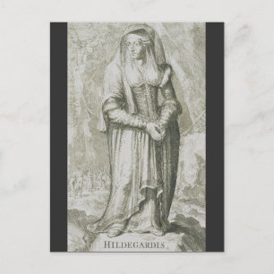 Carte Postale Saint Hildegard de Bingen
