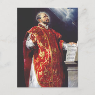 Carte Postale Saint Ignace de Loyola Prêtre catholique espagnol
