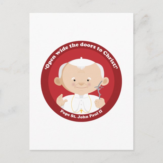 Carte Postale Saint Jean-Paul II (Devant)