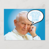 Carte postale Saint Jean Paul II Karol Wojtyla