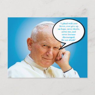 Carte postale Saint Jean Paul II Karol Wojtyla