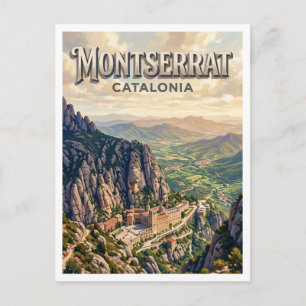 Carte Postale Saint-Jérôme, Montserrat Espagne