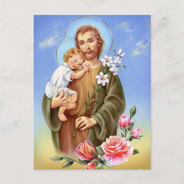 Carte Postale "Saint Joseph feast day" "little saints of spring" (Devant)