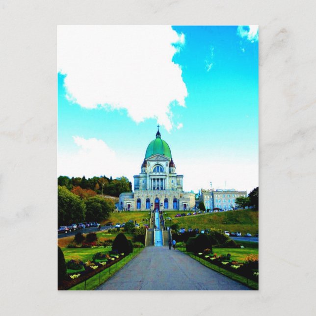 Carte Postale Saint Joseph Montréal chauch (Devant)