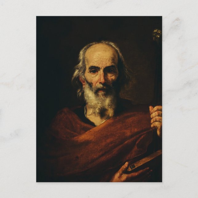 Carte postale Saint Joseph par Jusepe de Ribera (Devant)