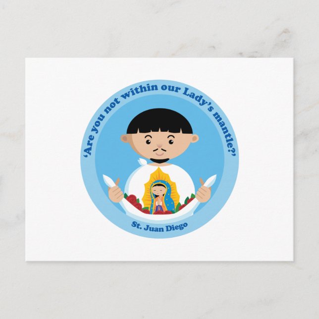 Carte Postale Saint Juan Diego (Devant)