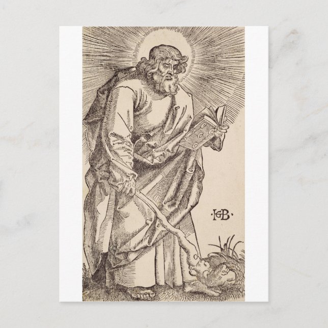 Carte Postale Saint Jude Thaddée l'Apôtre et Martyr (Devant)