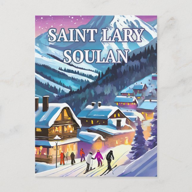 Carte Postale Saint-Lary-Soulan : Éclat Pyrénéen (Devant)