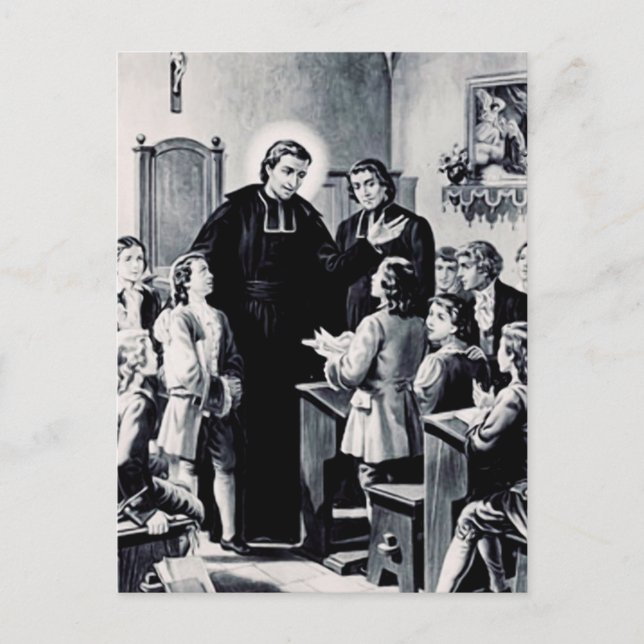 Carte Postale Saint Louis de Montfort Prêtre français (Devant)