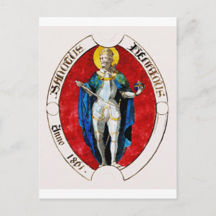 Carte Postale Saint Louis IX de France Patron des Rois