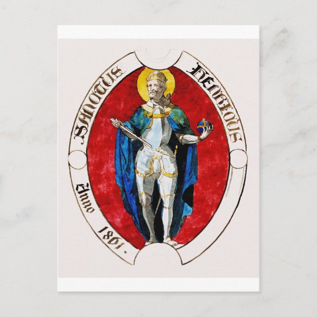 Carte Postale Saint Louis IX Roi de France (Devant)