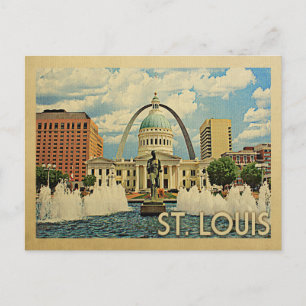 Carte Postale Saint Louis Missouri Vintage voyage