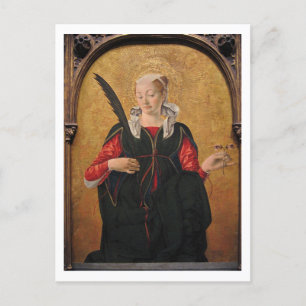 Carte Postale Saint Lucy par Francesco del Cossa