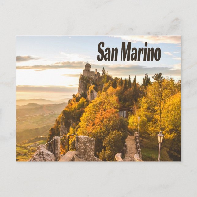 Carte Postale Saint-Marin Europe Trois tours (Devant)