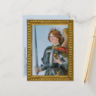 Carte Postale Saint Michel Archange (détail; M 017)