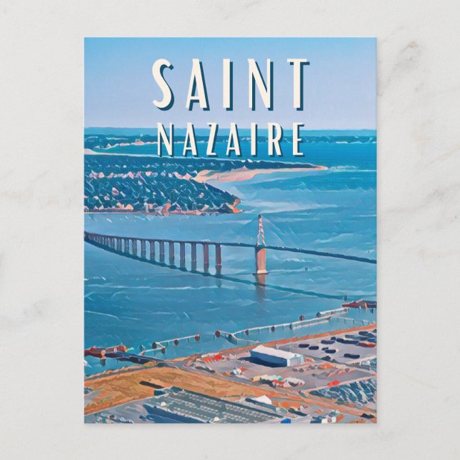 Carte Postale Saint Nazaire Photo Vintage  (Devant)