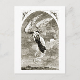 Carte Postale Saint Patrick porté à Rome par l'ange, de 'Th