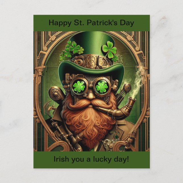 Carte Postale Saint Patrick's Day (Devant)