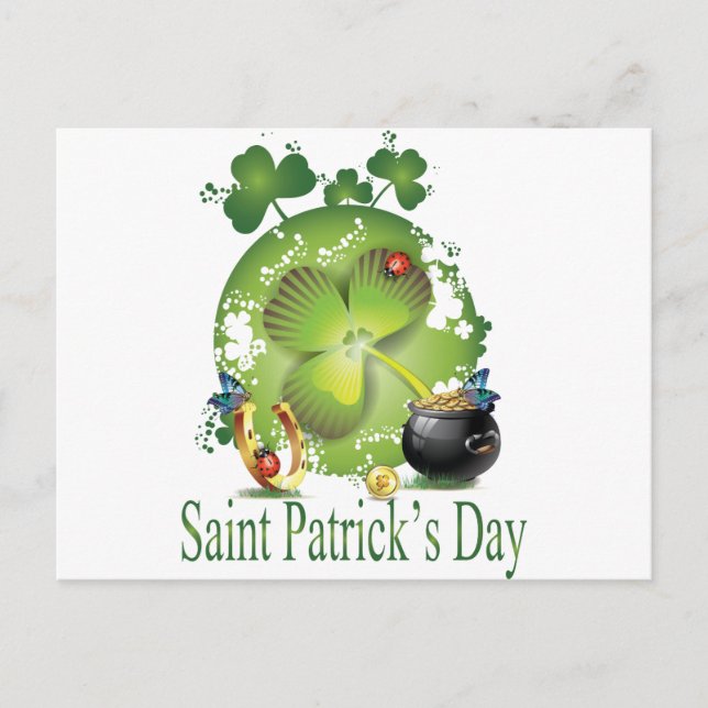 Carte Postale Saint Patrick's Day (Devant)