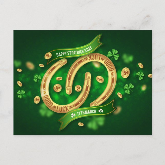 Carte Postale Saint Patrick's Day (Devant)