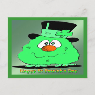 Carte Postale Saint Patrick's Day Gnome