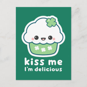 Carte Postale Saint Patrick's Day Lucky Cupcake