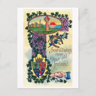 Carte Postale Saint Patrick's Day, Shamrock