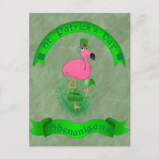 Carte postale Saint Patrick's Day Shenanigans