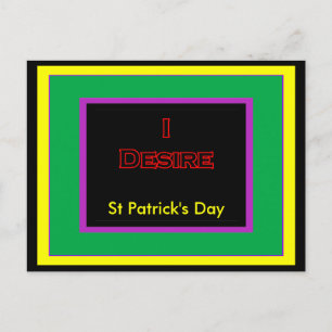 Carte Postale Saint Patrick's Day UCreate Modèle
