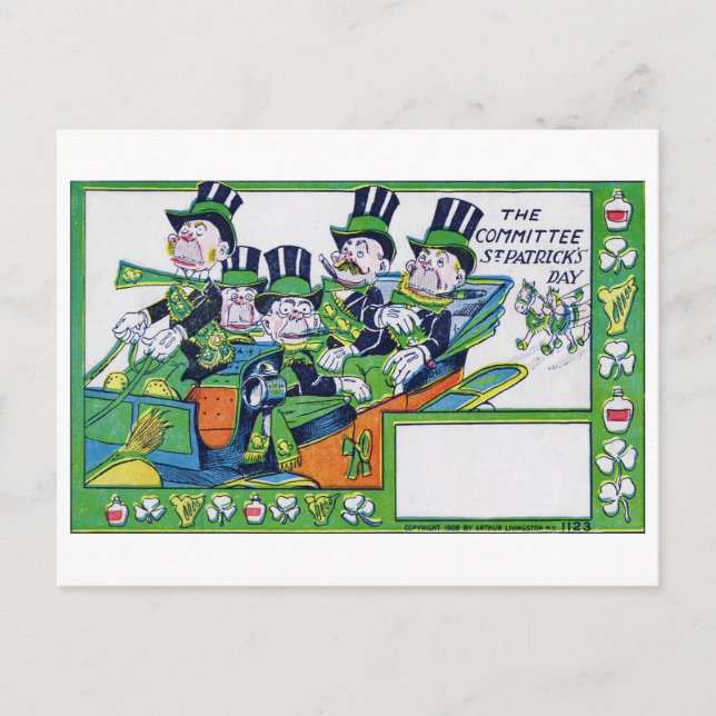 Carte Postale Saint Patrick's Day, Vintage (Devant)