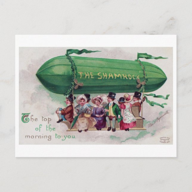 Carte Postale Saint Patrick's Day, Vintage (Devant)