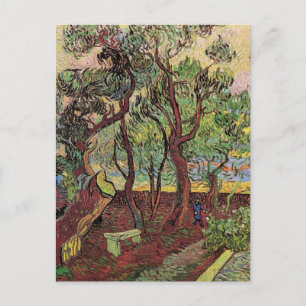 Carte Postale Saint Paul Hospital et Garden par Vincent van Gogh