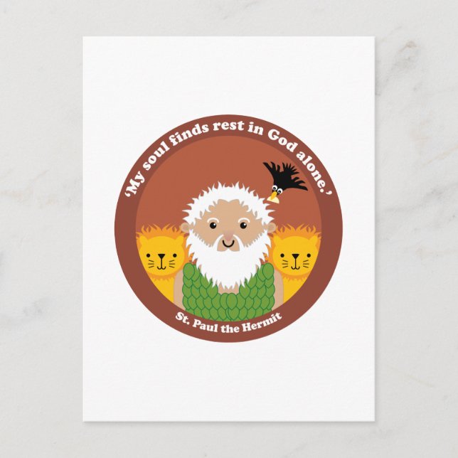 Carte Postale Saint Paul l'Hermite (Devant)