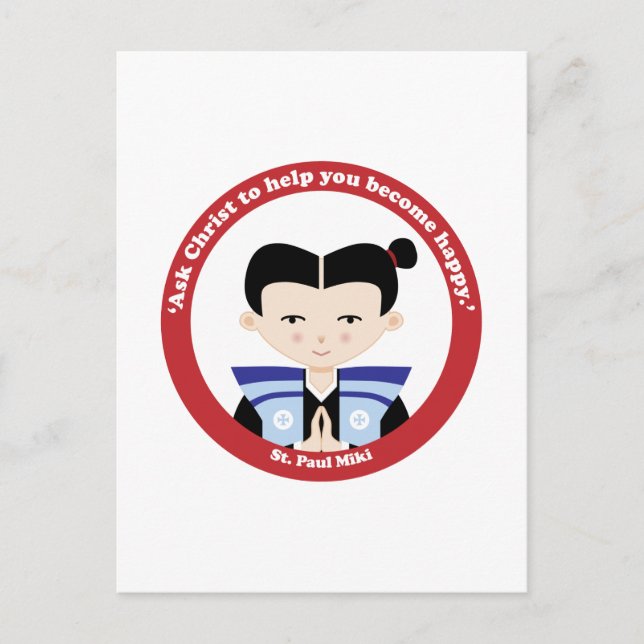 Carte Postale Saint Paul Miki (Devant)