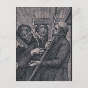 Carte Postale Saint Paul Miki, martyr japonais, art catholique